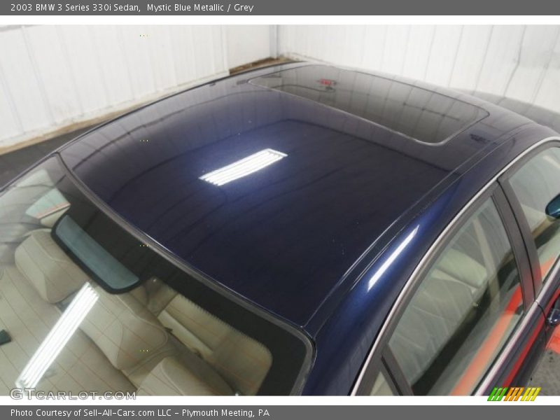 Mystic Blue Metallic / Grey 2003 BMW 3 Series 330i Sedan