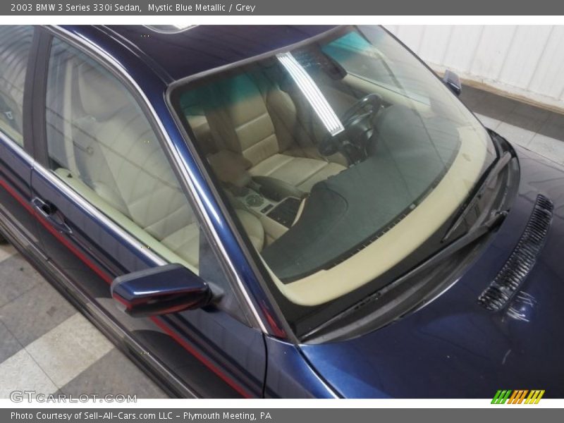 Mystic Blue Metallic / Grey 2003 BMW 3 Series 330i Sedan