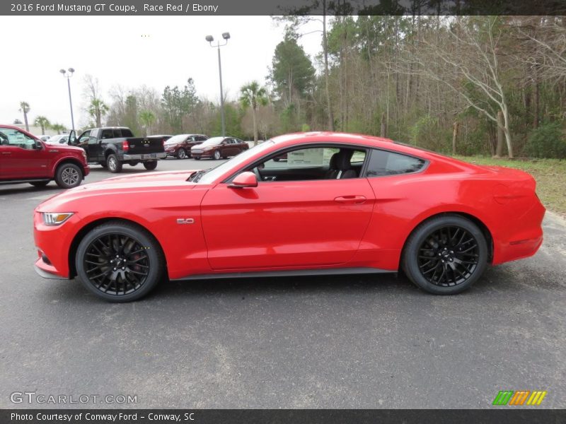Race Red / Ebony 2016 Ford Mustang GT Coupe