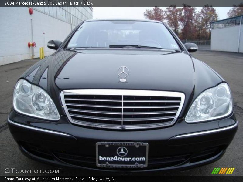 Black / Black 2004 Mercedes-Benz S 500 Sedan