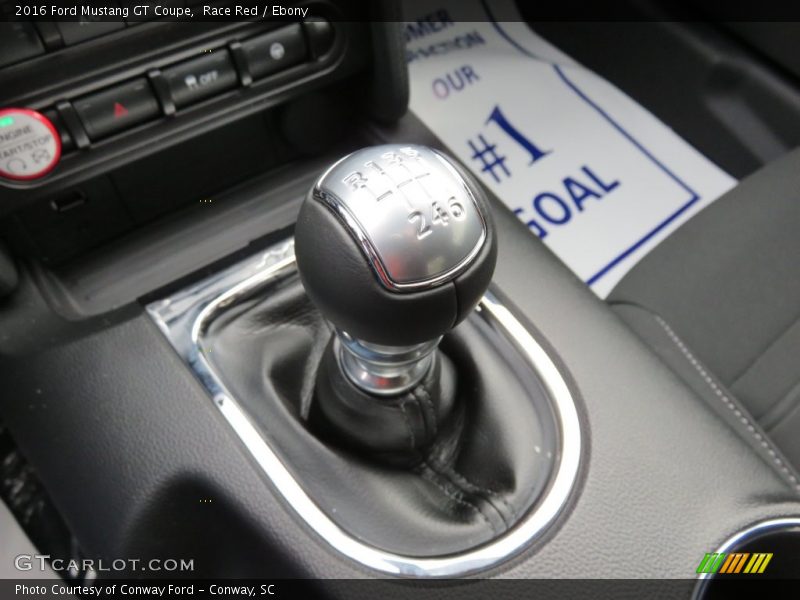 Race Red / Ebony 2016 Ford Mustang GT Coupe