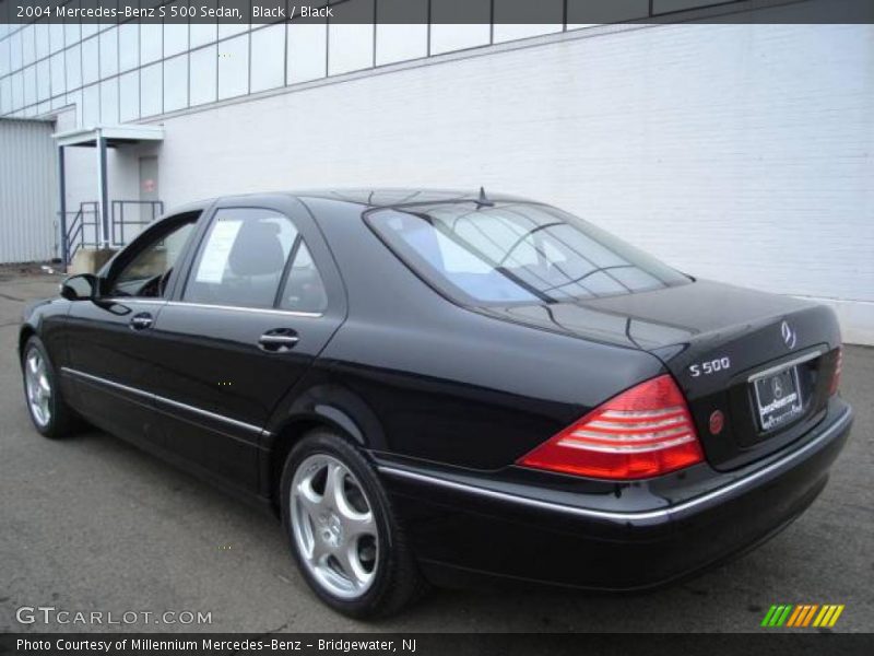 Black / Black 2004 Mercedes-Benz S 500 Sedan