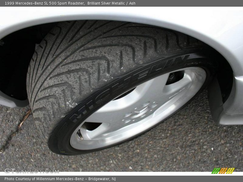 Brilliant Silver Metallic / Ash 1999 Mercedes-Benz SL 500 Sport Roadster