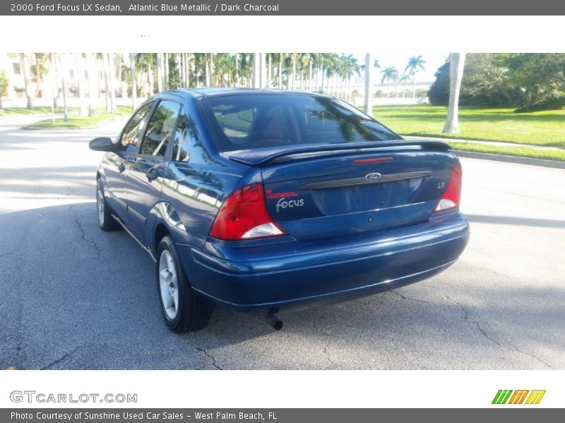 Atlantic Blue Metallic / Dark Charcoal 2000 Ford Focus LX Sedan