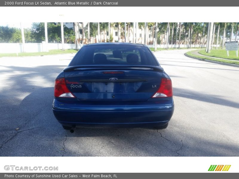 Atlantic Blue Metallic / Dark Charcoal 2000 Ford Focus LX Sedan