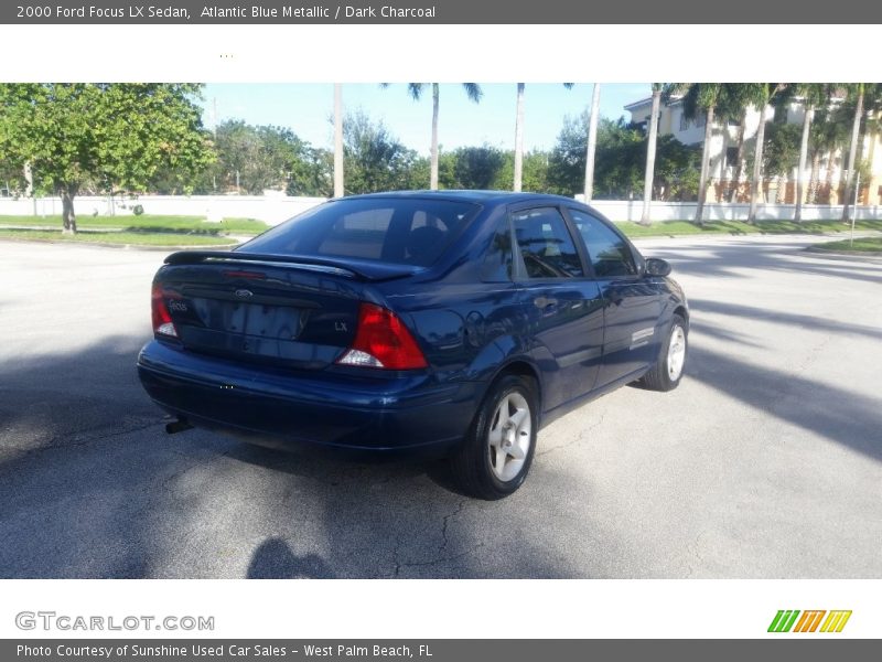 Atlantic Blue Metallic / Dark Charcoal 2000 Ford Focus LX Sedan