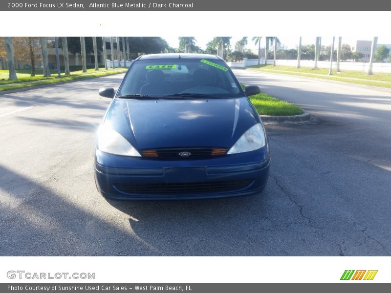 Atlantic Blue Metallic / Dark Charcoal 2000 Ford Focus LX Sedan