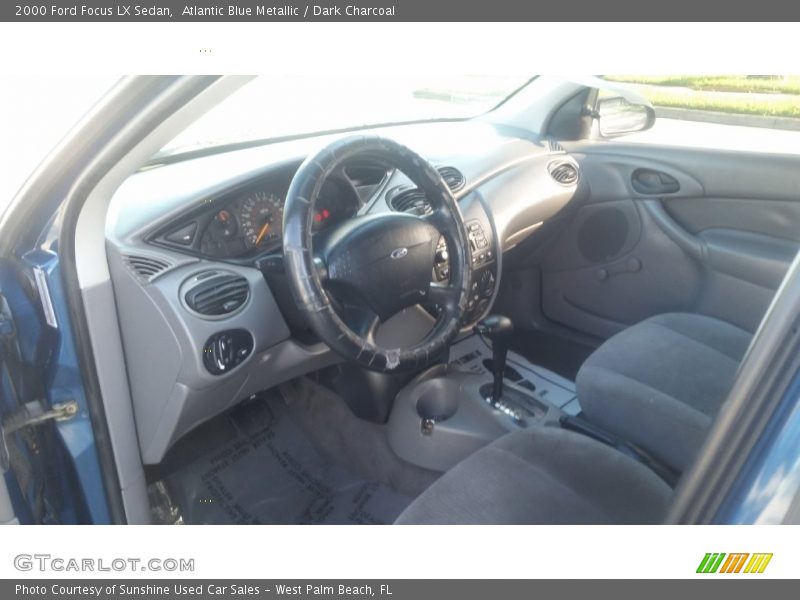 Atlantic Blue Metallic / Dark Charcoal 2000 Ford Focus LX Sedan