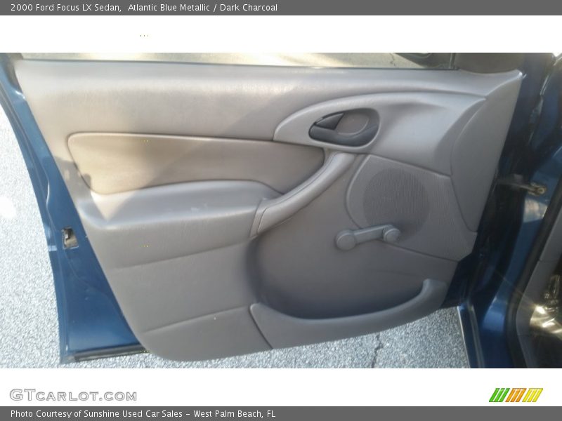 Atlantic Blue Metallic / Dark Charcoal 2000 Ford Focus LX Sedan