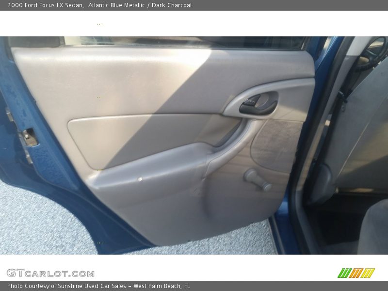 Atlantic Blue Metallic / Dark Charcoal 2000 Ford Focus LX Sedan