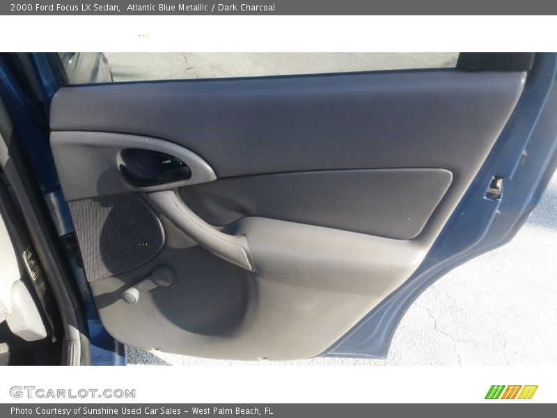 Atlantic Blue Metallic / Dark Charcoal 2000 Ford Focus LX Sedan