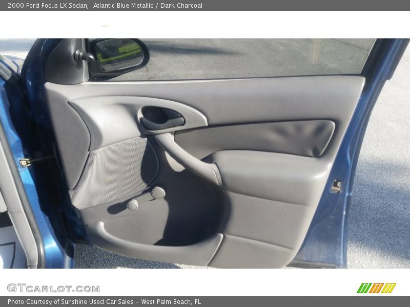 Atlantic Blue Metallic / Dark Charcoal 2000 Ford Focus LX Sedan