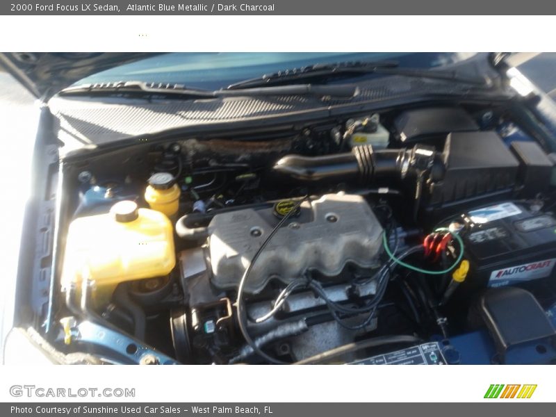 Atlantic Blue Metallic / Dark Charcoal 2000 Ford Focus LX Sedan