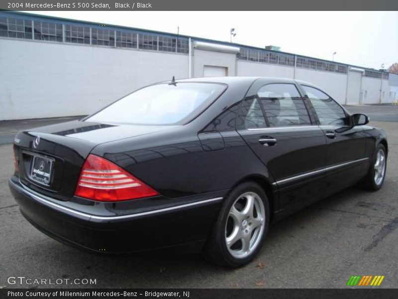 Black / Black 2004 Mercedes-Benz S 500 Sedan