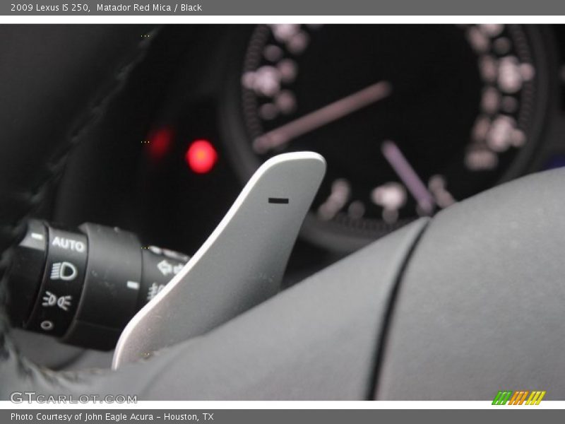 Matador Red Mica / Black 2009 Lexus IS 250