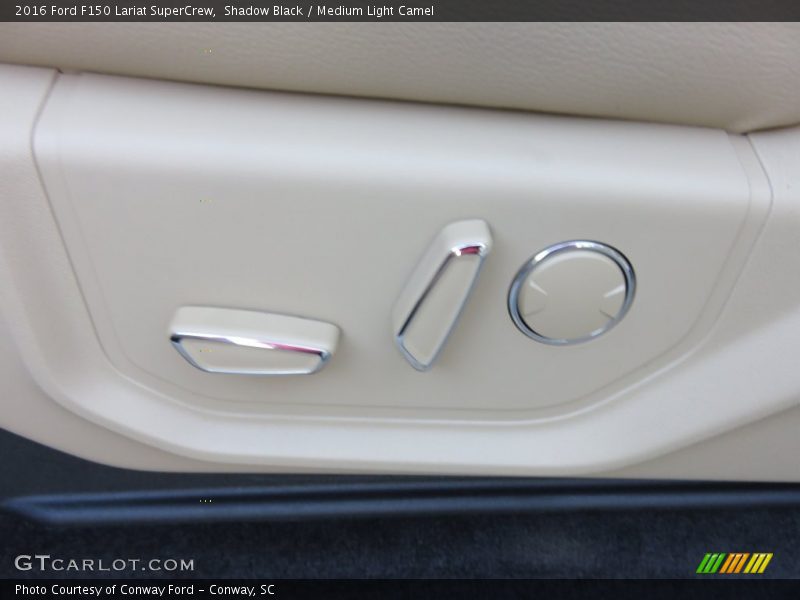 Shadow Black / Medium Light Camel 2016 Ford F150 Lariat SuperCrew