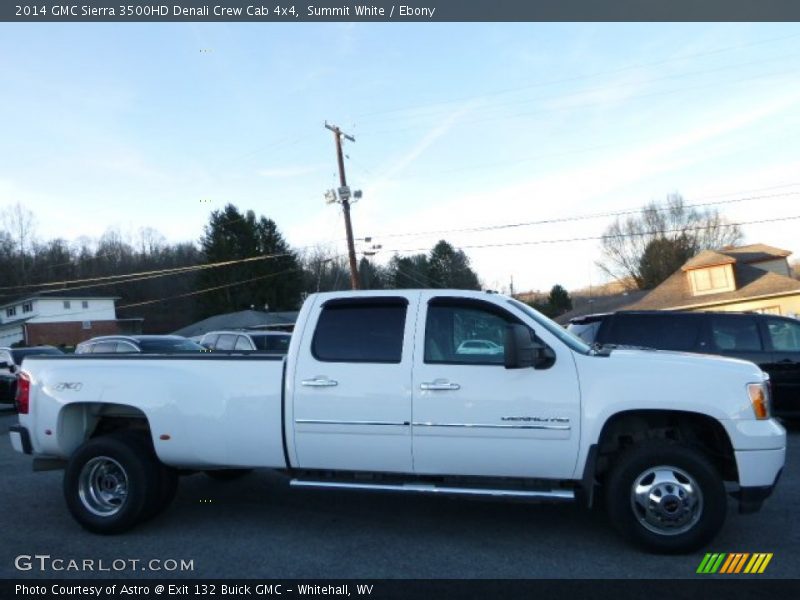 Summit White / Ebony 2014 GMC Sierra 3500HD Denali Crew Cab 4x4