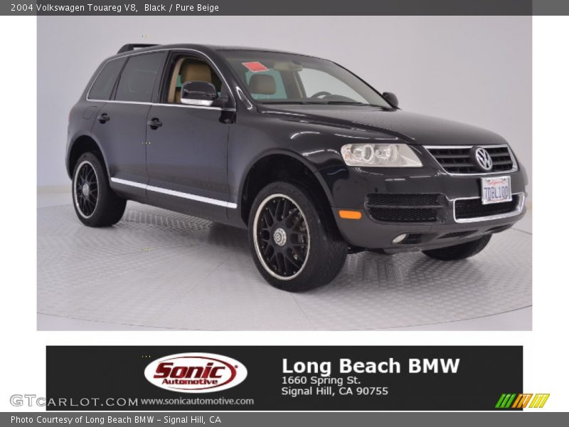 Black / Pure Beige 2004 Volkswagen Touareg V8