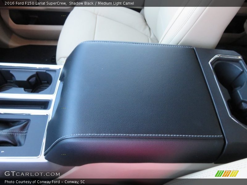 Shadow Black / Medium Light Camel 2016 Ford F150 Lariat SuperCrew