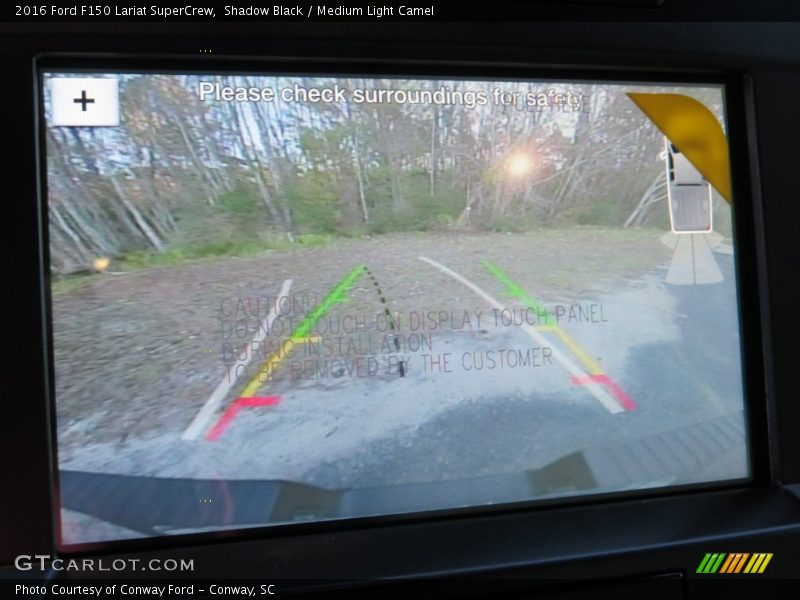 Shadow Black / Medium Light Camel 2016 Ford F150 Lariat SuperCrew