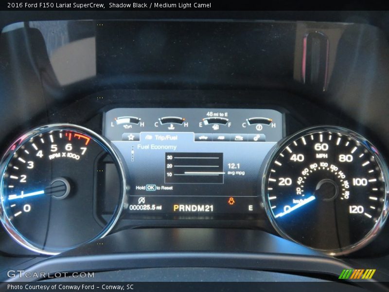 Shadow Black / Medium Light Camel 2016 Ford F150 Lariat SuperCrew