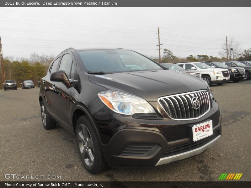 Deep Espresso Brown Metallic / Titanium 2013 Buick Encore