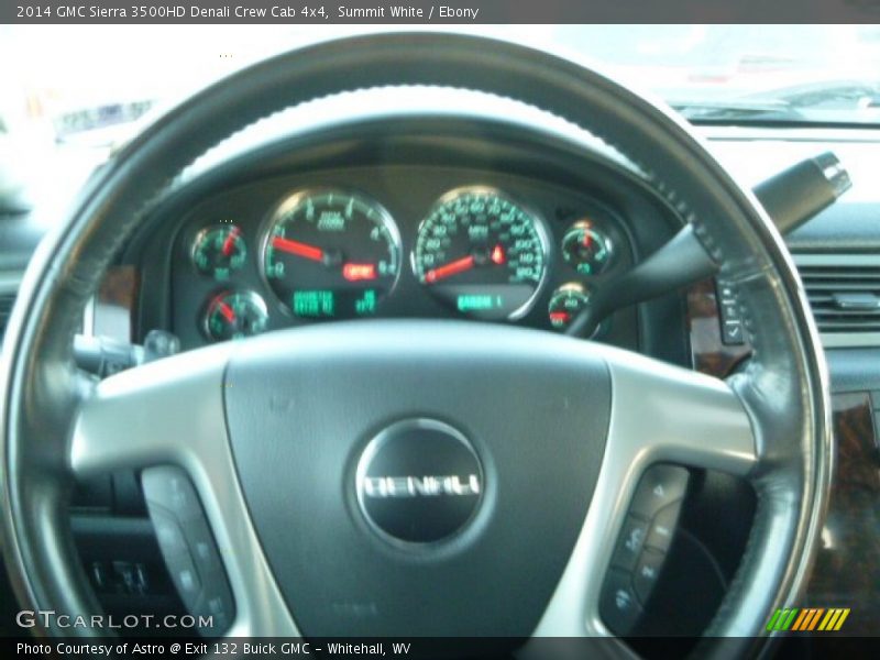 Summit White / Ebony 2014 GMC Sierra 3500HD Denali Crew Cab 4x4