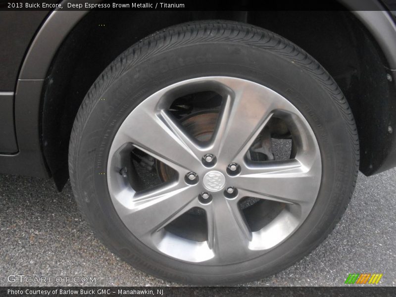 Deep Espresso Brown Metallic / Titanium 2013 Buick Encore