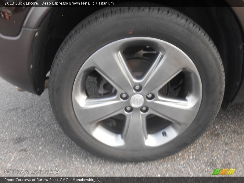 Deep Espresso Brown Metallic / Titanium 2013 Buick Encore