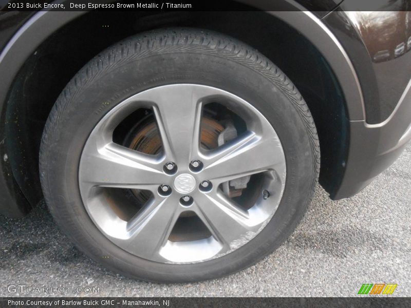 Deep Espresso Brown Metallic / Titanium 2013 Buick Encore