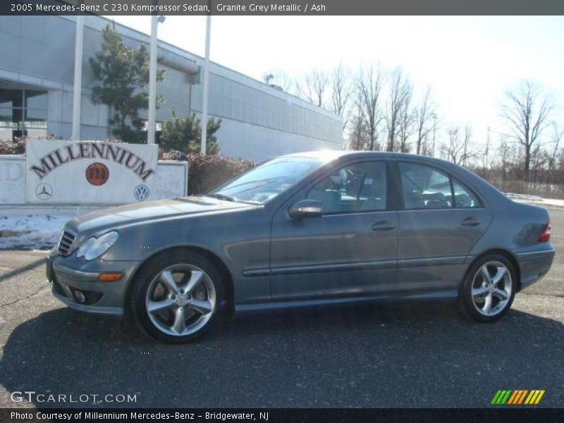 Granite Grey Metallic / Ash 2005 Mercedes-Benz C 230 Kompressor Sedan