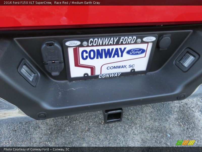 Race Red / Medium Earth Gray 2016 Ford F150 XLT SuperCrew