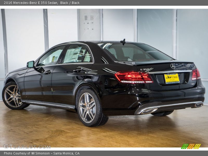 Black / Black 2016 Mercedes-Benz E 350 Sedan