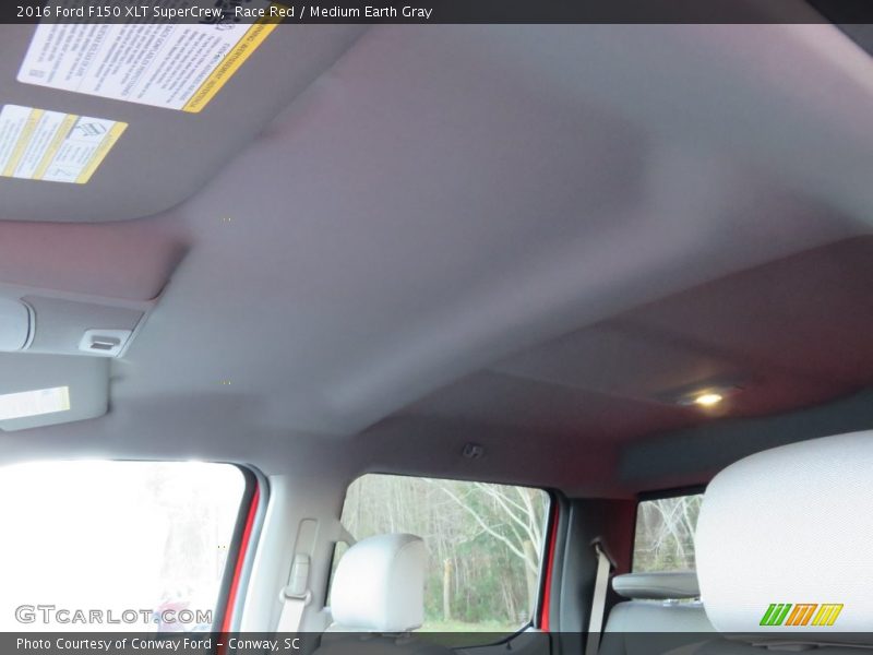Race Red / Medium Earth Gray 2016 Ford F150 XLT SuperCrew