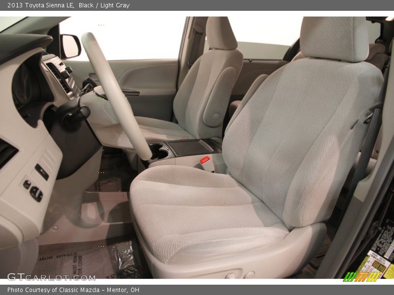 Black / Light Gray 2013 Toyota Sienna LE