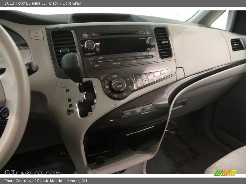 Black / Light Gray 2013 Toyota Sienna LE