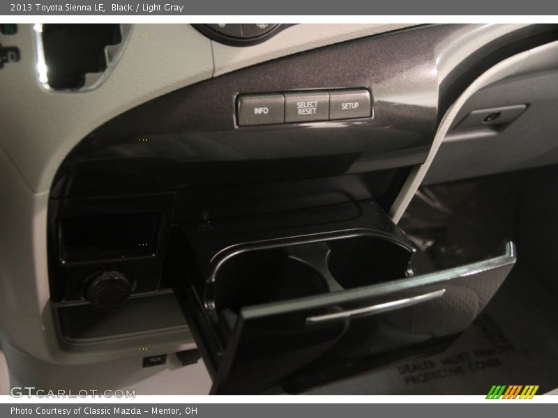 Black / Light Gray 2013 Toyota Sienna LE