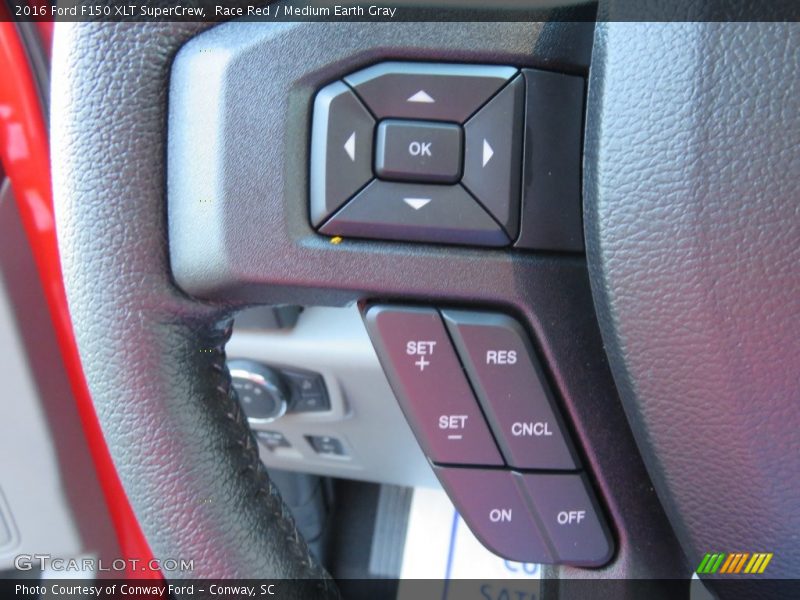 Race Red / Medium Earth Gray 2016 Ford F150 XLT SuperCrew