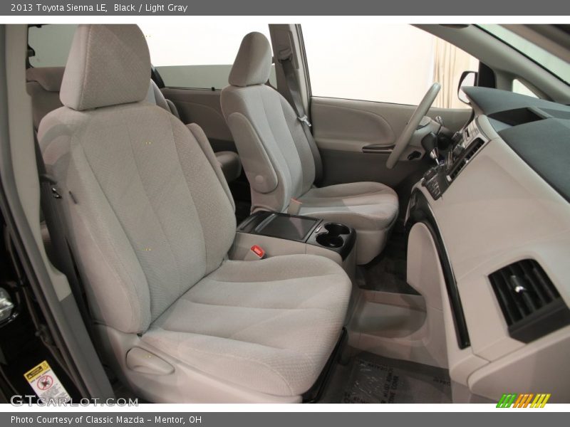 Black / Light Gray 2013 Toyota Sienna LE
