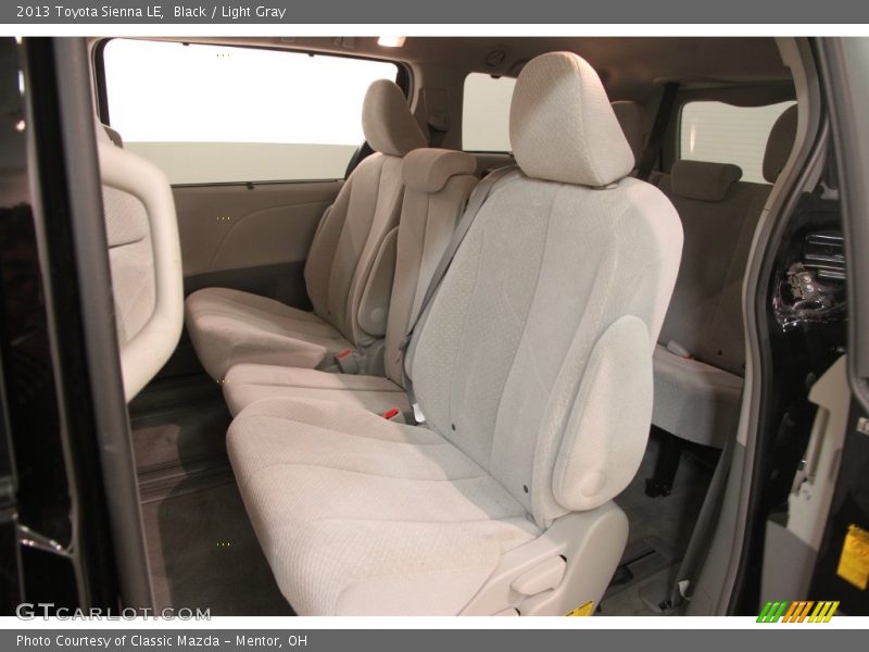 Black / Light Gray 2013 Toyota Sienna LE