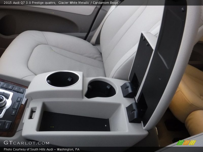 Glacier White Metallic / Cardamom Beige 2015 Audi Q7 3.0 Prestige quattro