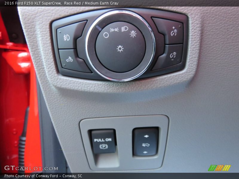 Race Red / Medium Earth Gray 2016 Ford F150 XLT SuperCrew