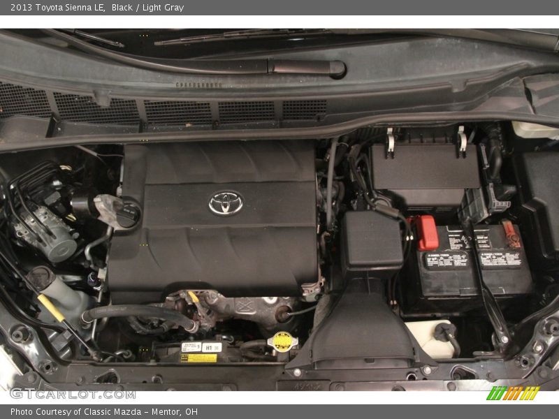 Black / Light Gray 2013 Toyota Sienna LE