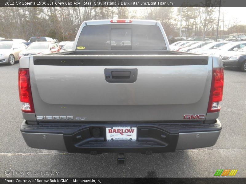 Steel Gray Metallic / Dark Titanium/Light Titanium 2012 GMC Sierra 1500 SLT Crew Cab 4x4