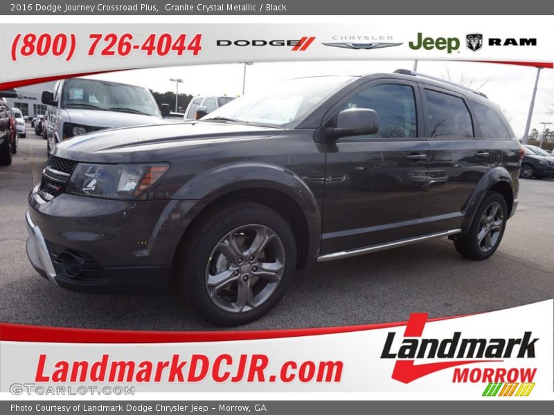Granite Crystal Metallic / Black 2016 Dodge Journey Crossroad Plus