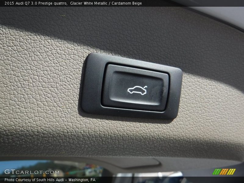 Glacier White Metallic / Cardamom Beige 2015 Audi Q7 3.0 Prestige quattro