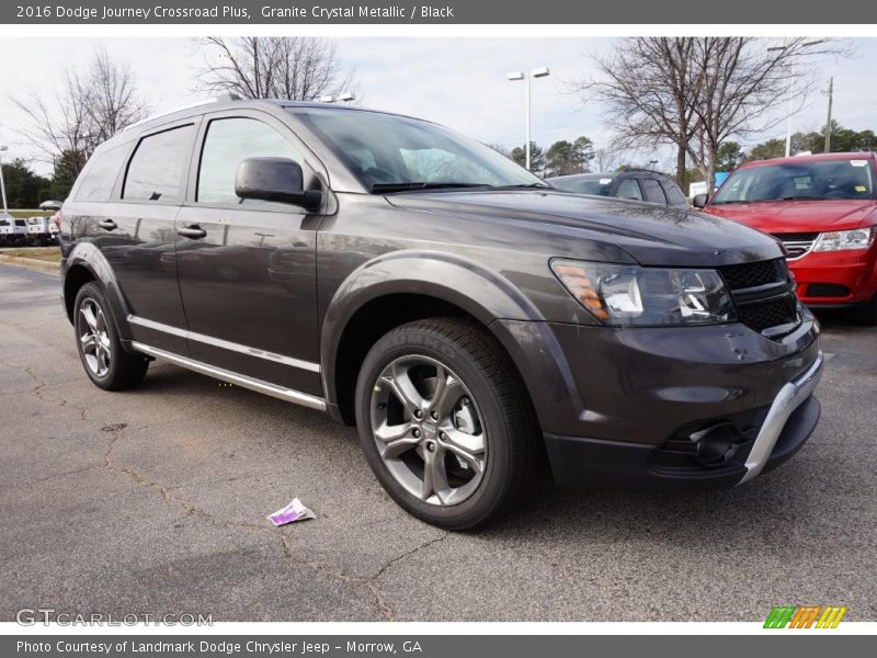 Granite Crystal Metallic / Black 2016 Dodge Journey Crossroad Plus
