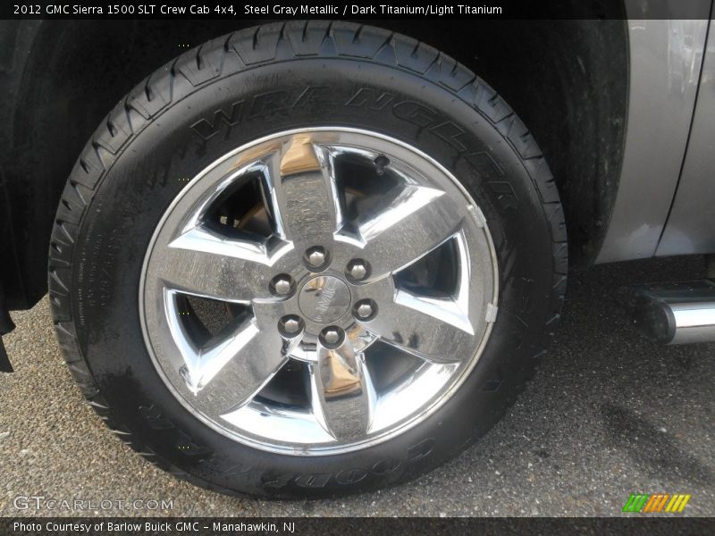 Steel Gray Metallic / Dark Titanium/Light Titanium 2012 GMC Sierra 1500 SLT Crew Cab 4x4