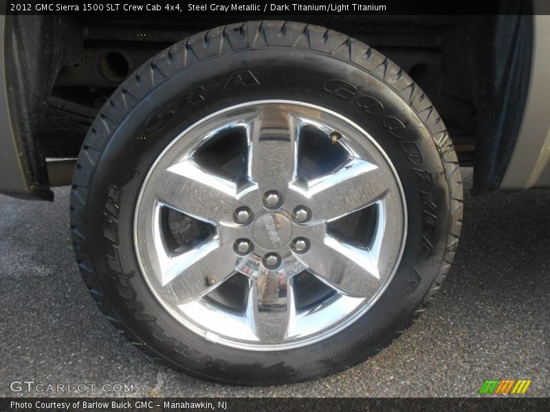 Steel Gray Metallic / Dark Titanium/Light Titanium 2012 GMC Sierra 1500 SLT Crew Cab 4x4