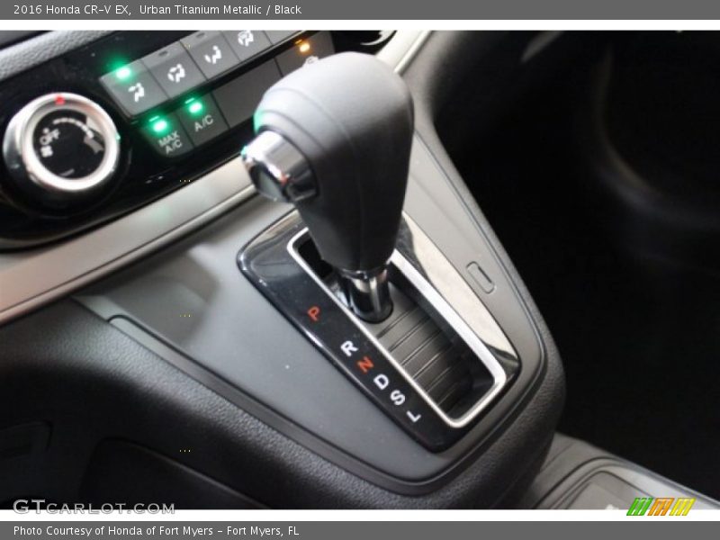 Urban Titanium Metallic / Black 2016 Honda CR-V EX